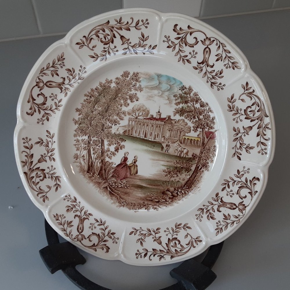 Vintage Windsor Ware Mount Vernon Plate